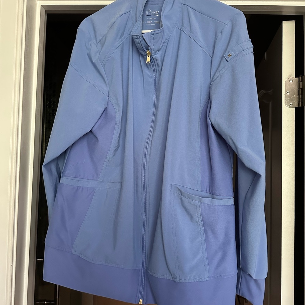 Blue Zip-Up Jacket